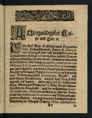 2r-8v, Copiae Schreibens An die Röm. Kais. Majt. ...