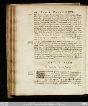 Caput XXVII. De Iudiciis Dei in Judaeos