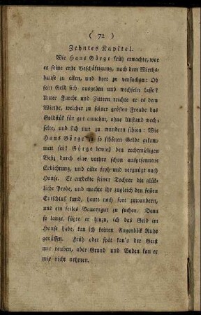 Zehntes Kapitel. - Dreizehntes und leztes Kapitel.