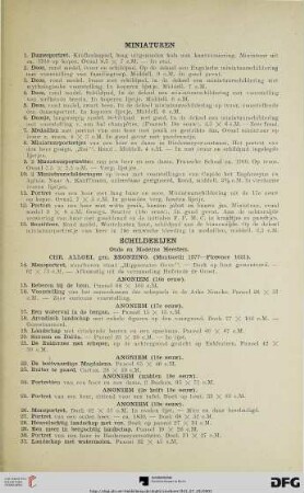 Schilderijen (Nr. 14-140)