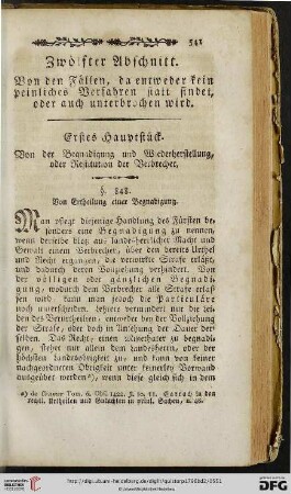 Zwölfter Abschnitt