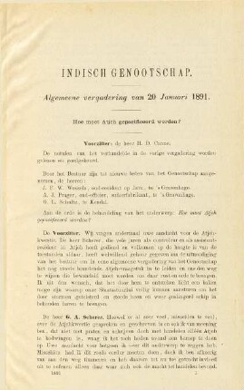 Algemeene vergadering van 20 Januari 1891