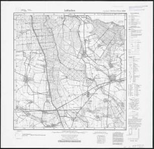 Meßtischblatt 1191 : Lablacken, 1938 : Lablacken. - Hrsg. 1913, bericht. 1922, redakt. Änd. 1938. - 1:25000. - [Berlin]: Reichsamt für Landesaufnahme, 1938. - 1 Kt.
