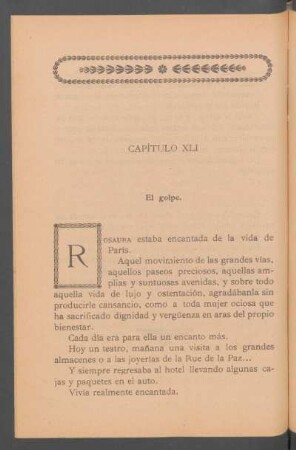 Capítulo XLI - El golpe.