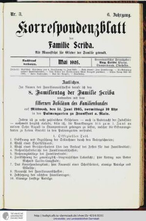 Nr.3 - Mai 1905