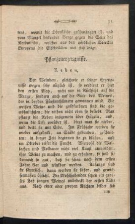 Pflanzenerzeugnisse. Reben.