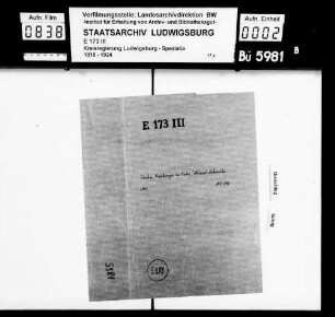 Fürsten und auswärtige Verhältnisse, Baden (Unterkessach)