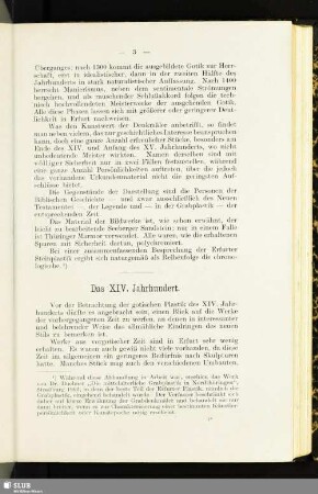 Das XIV. Jahrhundert