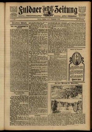Zweite Ausgabe vom Freitag, den 09. November 1906.