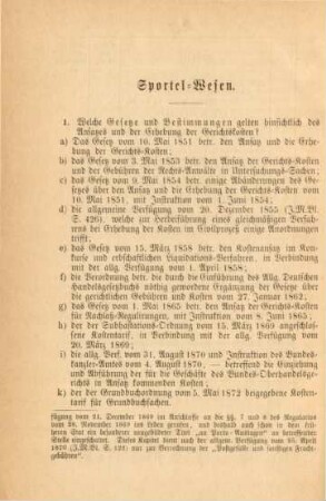 Sportel-Wesen