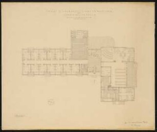 Freizeithaus der Inneren Mission, Berlin: Grundriss Erdgeschoss 1:100