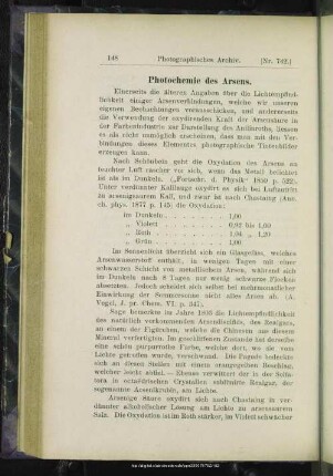 Photochemie des Arsens