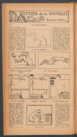 La comadreja : Historia de los animales