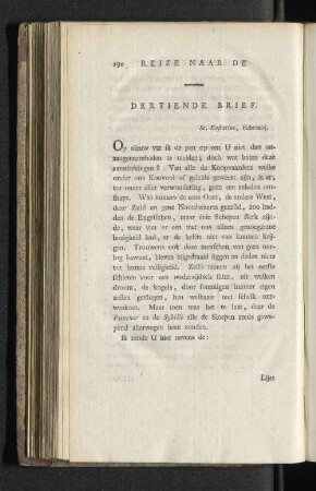Dertiende Brief.