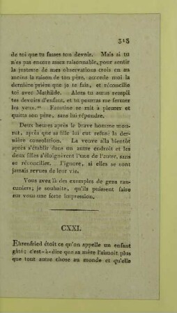 CXXI.