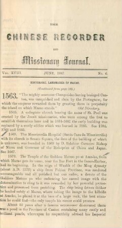 No. 6. June, 1887