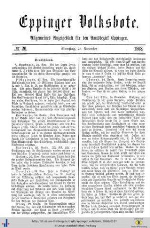 No. 26, 28.11. 1868
