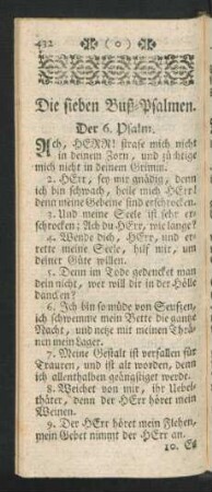 Die sieben Buß-Psalmen