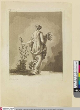 Herculanum; [Blumenpflückerin]