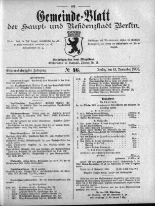 1906,46: No. 46, 18. November 1906