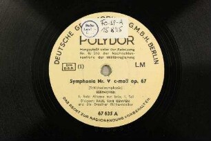 Symphonie Nr. V c-moll op. 67