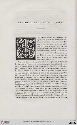 2. Pér. 2.1869: Exposition de la Royal Academy, [2]