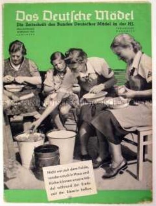Monatszeitschrift des BDM "Das Deutsche Mädel" u.a. mit einem Propagandabericht über das "Sowjetparadies"
