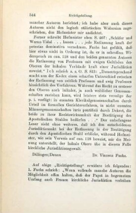 544-545 Erwiderung