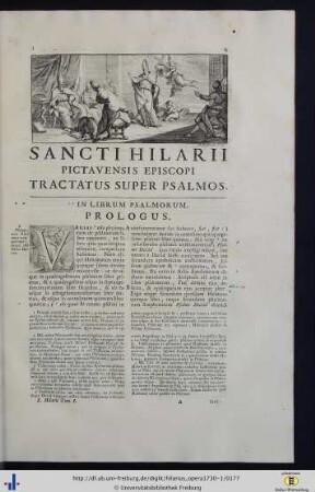 Sancti Hilarii Pictavensis Episcopi Tractatus Super Psalmos.