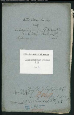 Die Abzäunung von herrschaftlichen Waldgründen in der Allager Mark