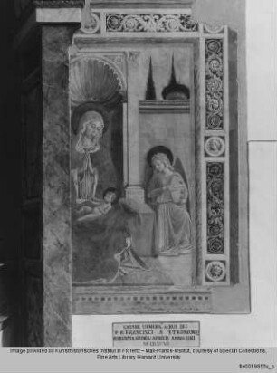 Maria mit Kind und ein Engel