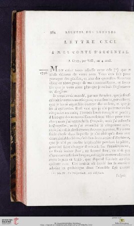 (Lettre CXCI -CC)