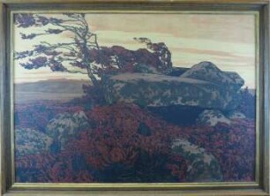 "Hünengrab“ Bülzenbett bei Sievern, 1901(Karl Biese)