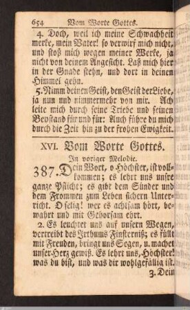 Vom Worte Gottes.