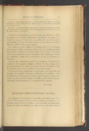 Monnaies mérovingiennes fausses
