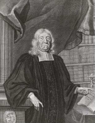 Bildnis Christoph Daniel Schreiter - Halbfigur im Ornat