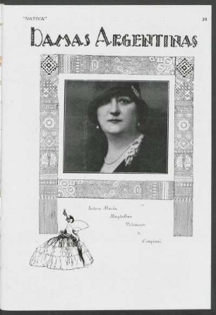 Damas argentinas - Señora María Magdalena Pedemonte de Compiani.