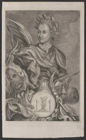 Porträt Karl XII., König von Schweden (1682-1718)