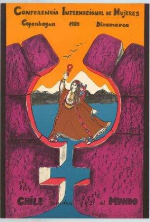 Conferencia International de Mujeres [Frauenzeichen] de Chile saludar [Frauenzeichen] del mundo (Die chilenischen Frauen grüssen die Frauen der Welt)