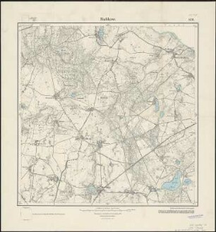 Meßtischblatt 679 : Rubkow, 1932 : Rubkow. - Hrsg. 1885, einzelne Nachtr. 1932. - 1:25000. - [Berlin]: Reichsamt für Landesaufnahme, 1932. - 1 Kt.