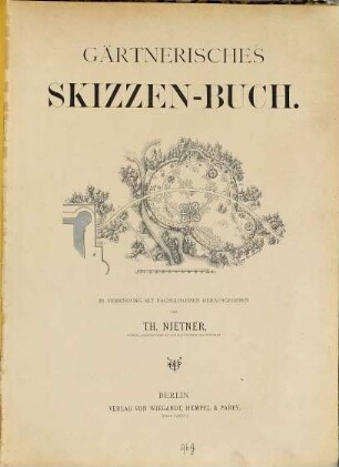 Gärtnerisches Skizzen-Buch