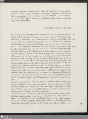 Übergang zur Primamalerei