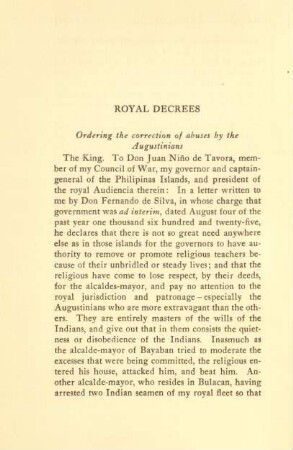 Royal decrees