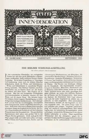 Eine Berliner Wohnungs-Ausstellung
