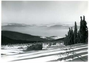 Klínovec, (deutsch: Keilberg), Blick nach Südosten