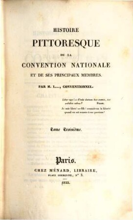Histoire pittoresque de la convention nationale et de ses principaux membres, 3