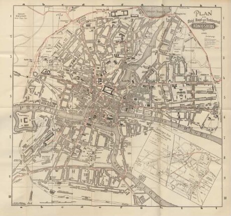 Plan der königl. Haupt- und Residenzstadt Königsberg