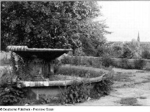 Dresden-Neustadt. Brunnen auf der Schützenrampe