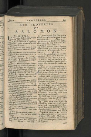[Les proverbes de salomon. - Les lamentations de Jeremie.]