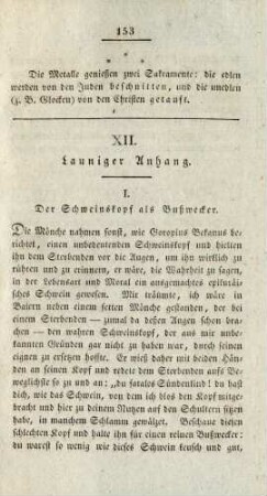 XII. Launiger Anhang